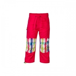 G-mini kalhoty letní plátěné Nenich červené, v. 86