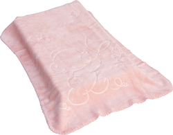 Španělská deka 6654 - růžová, 110 x 140 cm