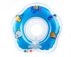 Plavací nákrčník Flipper/Kruh modrý v krabici 17x20cm 0+