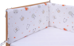 Mantinel do postýlky 4dílný - Scarlett Labra - 180 x 30 cm