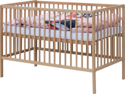 Dětská postýlka s kompletní výbavou Scarlett 120 x 60 cm - Pimpi