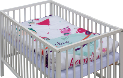 Dětská postýlka s kompletní výbavou Scarlett 120 x 60 cm - Moly