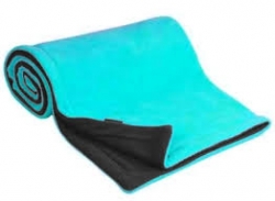 Emitex Deka fleece dvojitá 70x100cm Antracit/aqua