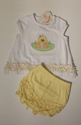 Sweet baby šaty a šortky Kačenka, vel. 80-86