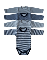 Body dlouhý rukáv hvězdička modrá BABY SERVICE vel: