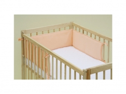 Baby Matex mantinel do postýlky 175x30 cm meruňka