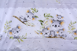 Dětské povlečení 2dílné Scarlett Koala - šedá 100 x 135 cm
