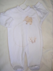 Overal Béźový sllon SWEET BABY, vel. 50,56,62