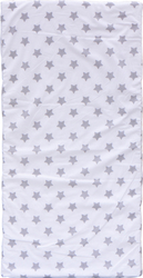 Molitanová matrace do postýlky Scarlett Hvězda - bílá, 120 x 60 x 6 cm