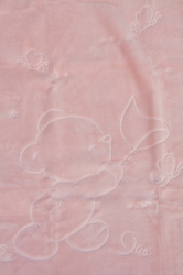 Španělská deka 6654 - růžová, 110 x 140 cm