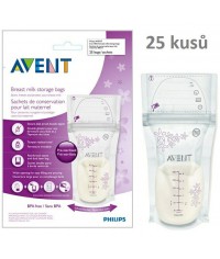 Avent sáčky na mat. mléko 180 ml, 25 ks