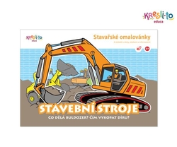 Stavařské omalovánky - stavební stroje