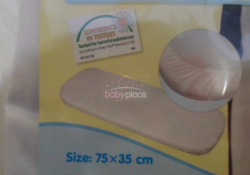 Prostěradlo do kočárku BabyMatex frote žluté 75x35