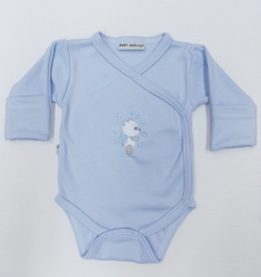 Body modrá PANDA BABY SERVICE Vel. 50