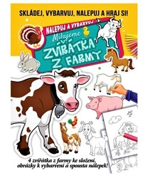 Zvířátka z farmy nalepuj a vybarvuj