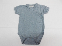 Body KR. RUKÁV  zavinovací modrý MELÍR Baby Service vel:56,68,74