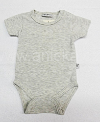 Body KR. RUKÁV šedý MELÍR Baby Service vel:56-86