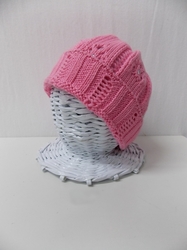 Čepice pletená RDX růžová Vel. 1 (36-38cm)