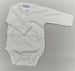 Body dl. rukáv bílé BABY SERVICE vel:50-68