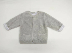 Kabátek zimní šedý welsoft BABY SERVICE vel. 62-80