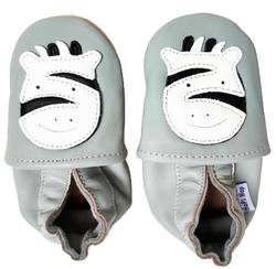 Hopi hop BAREFOOT capáčky ZEBRA šedá